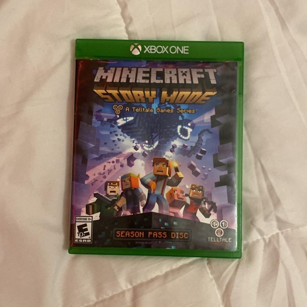 xbox one minecraft story mode disc